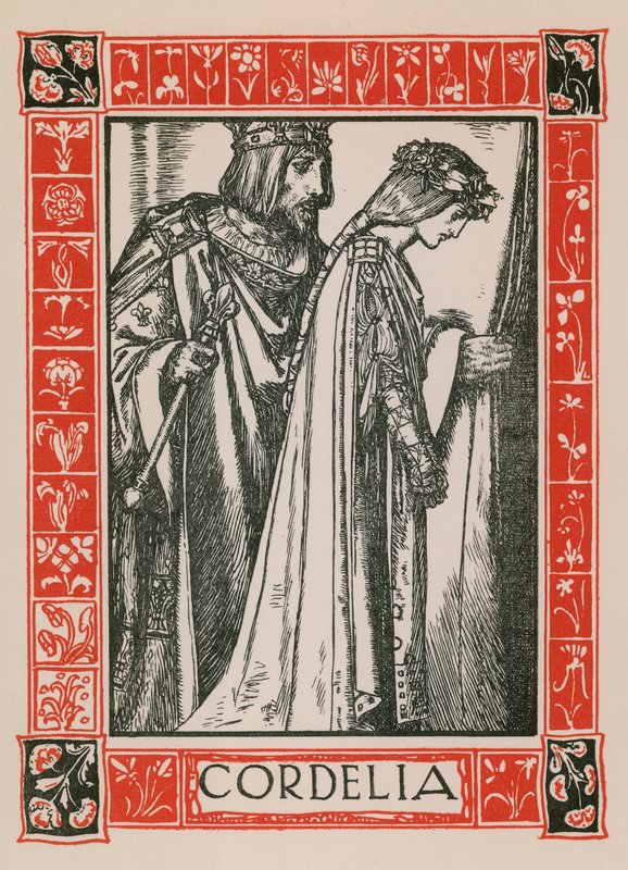 Cordelia, Rey Lear de Robert Anning Bell