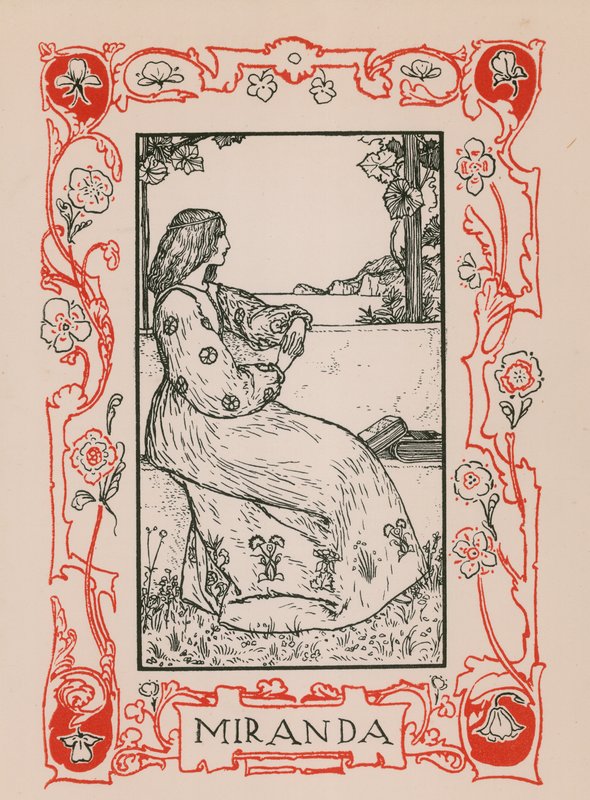 Miranda, La tempestad de Robert Anning Bell
