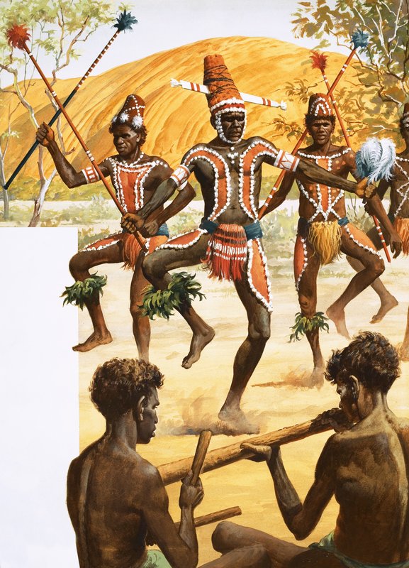 Danza aborigen de Robert Brook