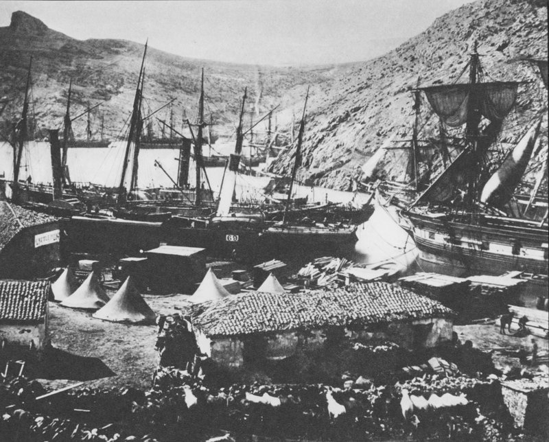 Puerto de Balaclava durante la Guerra de Crimea de Roger Fenton