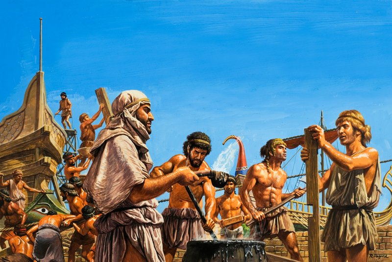 Construcción de la armada ateniense de Roger Payne