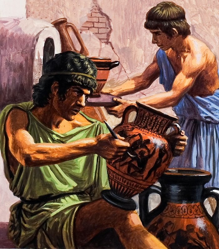 Cerámica griega de Roger Payne