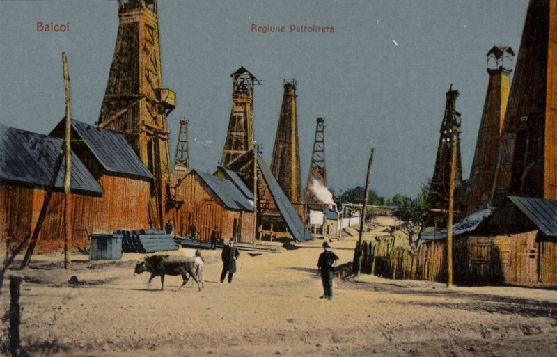 Pozos de Petróleo, Baicoi, Rumania de Romanian School