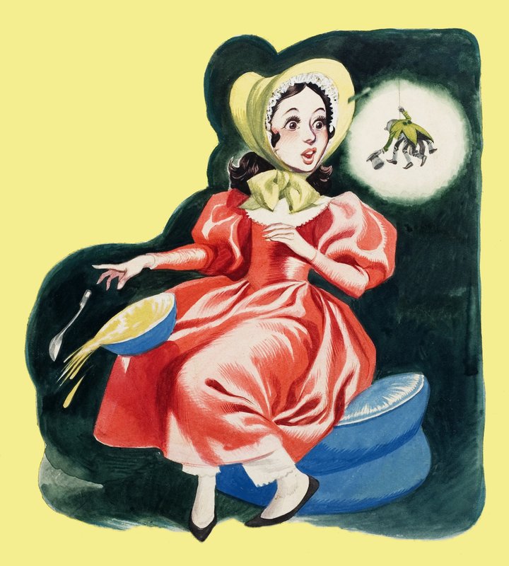 Pequeña Miss Muffet de Ron Embleton