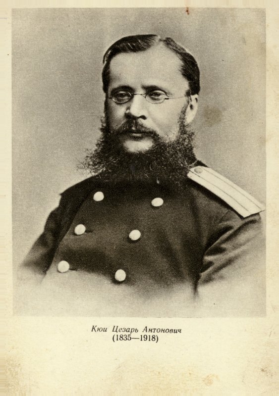 Retrato de Cesar Cui de Russian Photographer