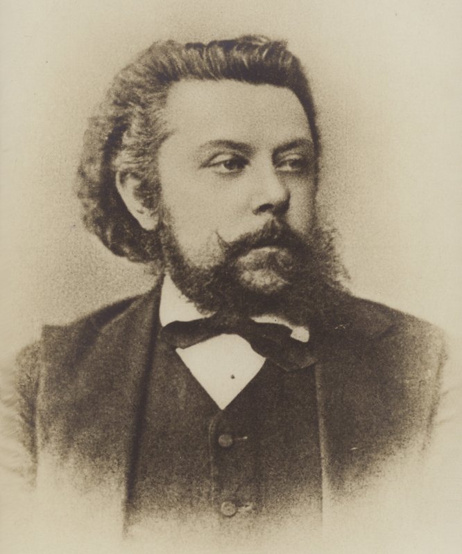 Retrato de Modest Mussorgsky de Russian Photographer