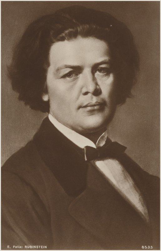 Retrato de Anton Rubinstein de Russian School