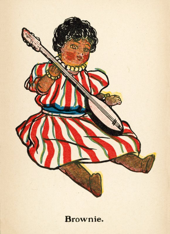 Muñecas: Brownie (litografía en color) de Ruth Cobb