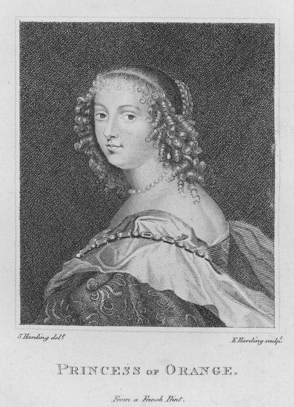 Princesa de Orange (grabado) de S. (after) Harding