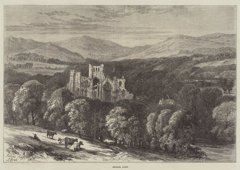 Abadía de Melrose de Samuel Read