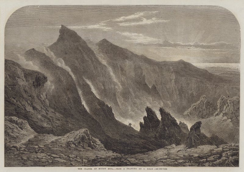 El cráter del Monte Etna de Samuel Read