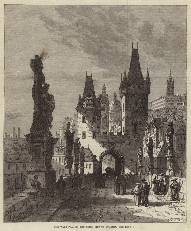 La guerra, Praga, la ciudad principal de Bohemia de Samuel Read