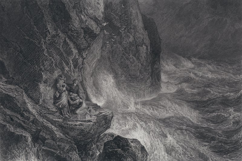 La Tormenta (grabado) de Samuel (after) Bough