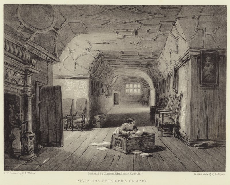 Knole, La Galería de los Retenedores de Samuel A. Rayner