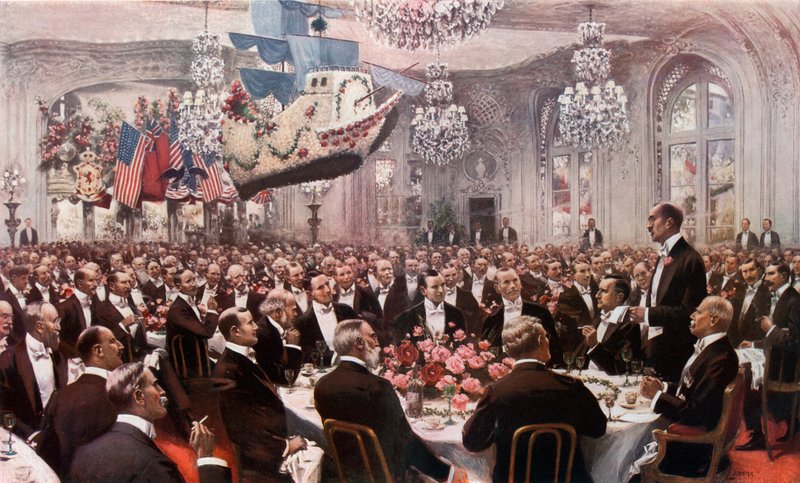 El Banquete del Peregrino en el Savoy de Samuel Begg