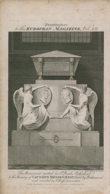 El monumento erigido en la Catedral de San Pablo de Samuel Rawle