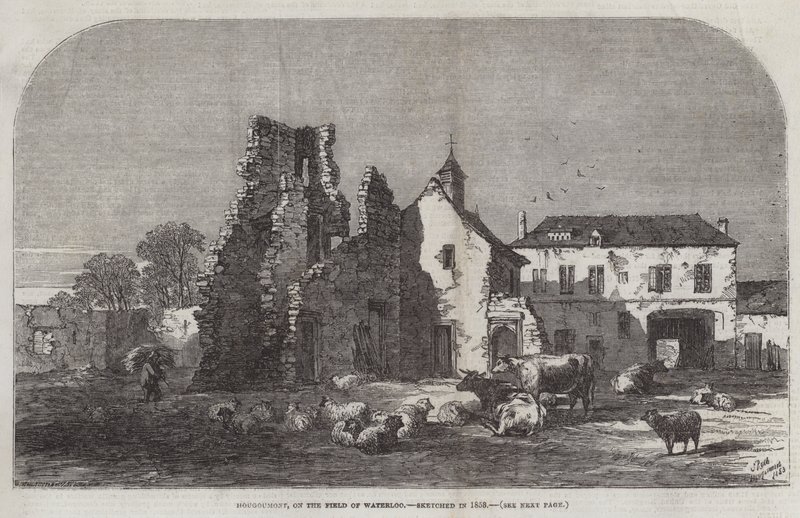 Hougoumont, en el campo de Waterloo de Samuel Read