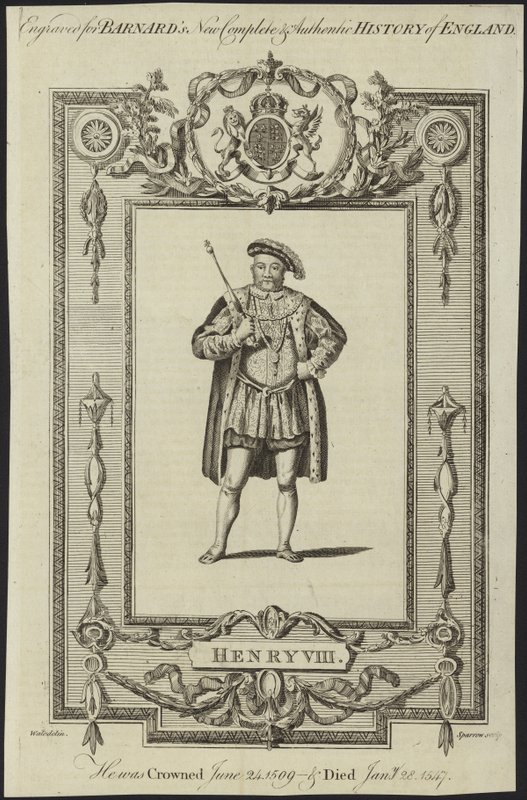 Rey Enrique VIII de Inglaterra de Samuel Wale