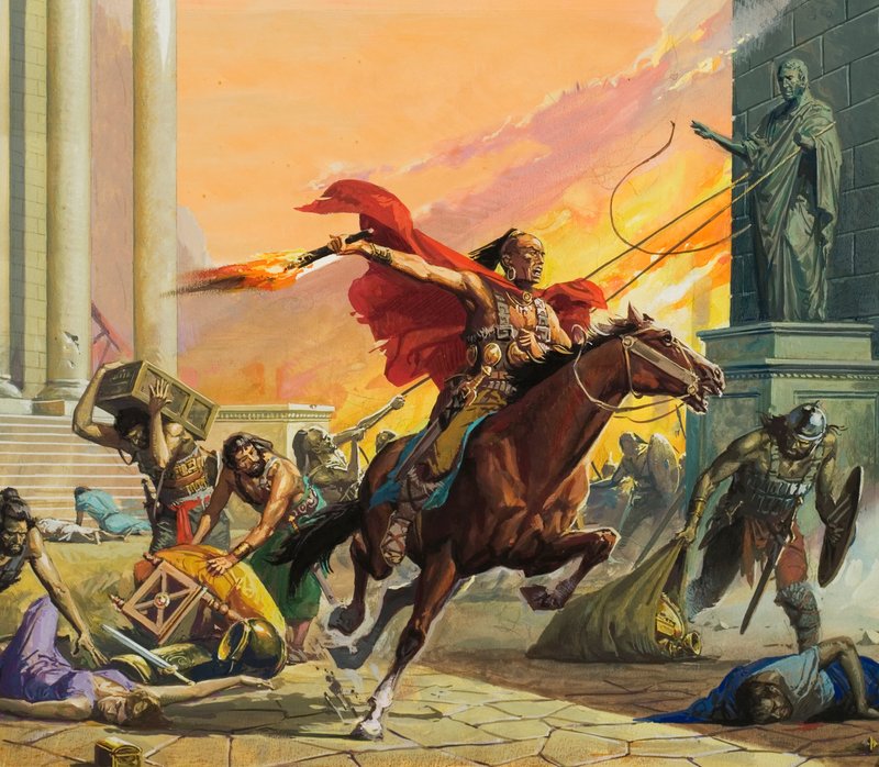 Bárbaros en la puerta de Severino Baraldi