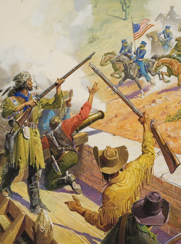 William Bent (gouache sobre papel) de Severino Baraldi