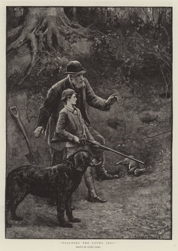 Enseñando la joven idea de Sidney Paget