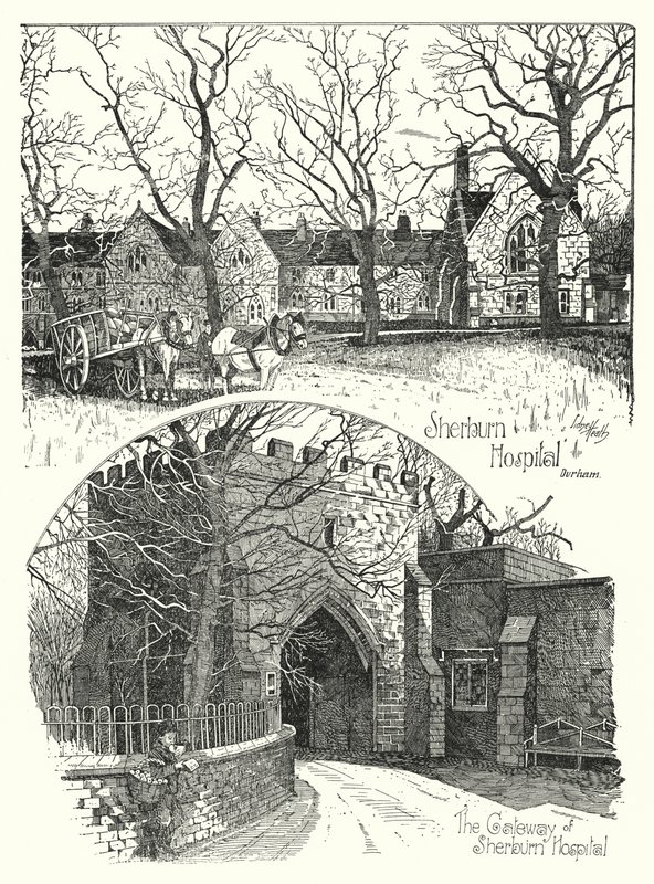 Hospital de Sherburn, Durham de Sidney Heath