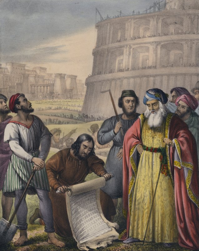 Construcción de la Torre de Babel de Siegfried Detler Bendixen