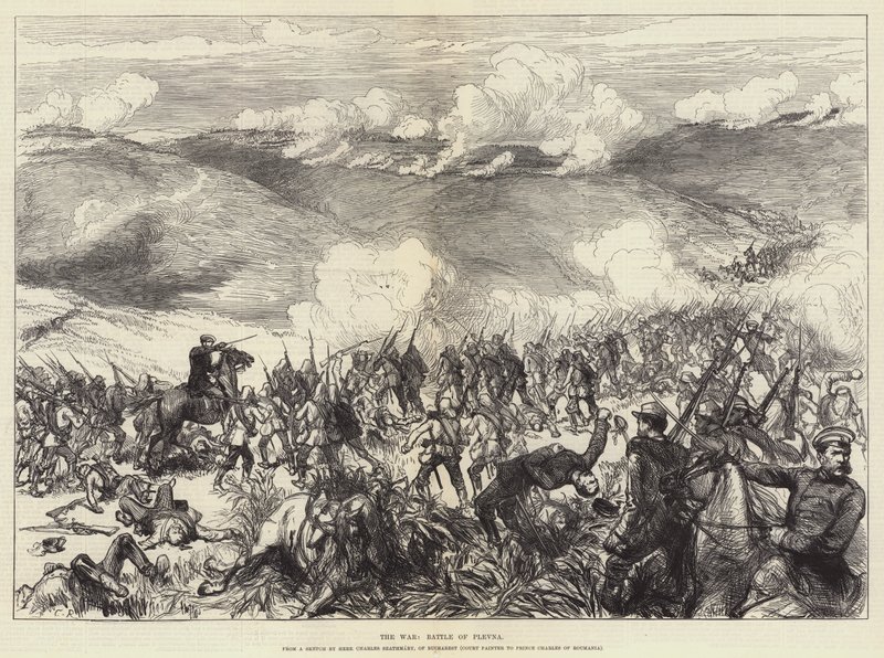 La Guerra, Batalla de Plevna de Sir John Charles Robinson