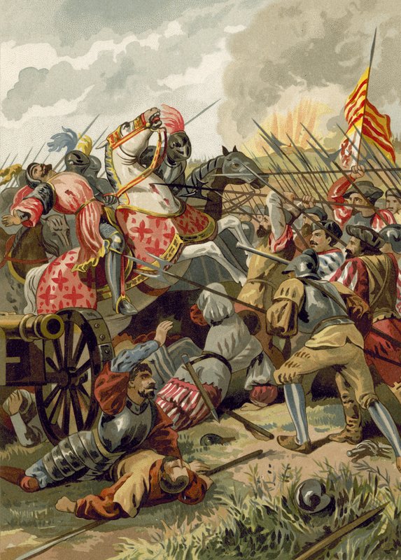 Batalla de Cerignola, Italia, 1503 de Spanish School