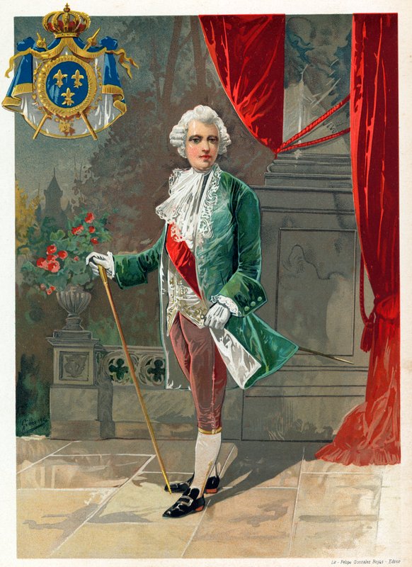 Rey Luis XV de Francia de Spanish School