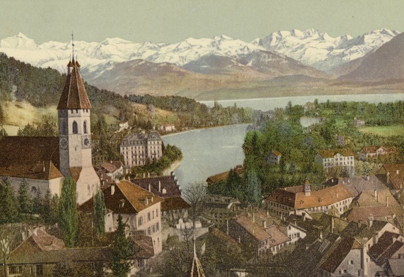 Berner Oberland: Thun (foto a color) de Swiss Photographer