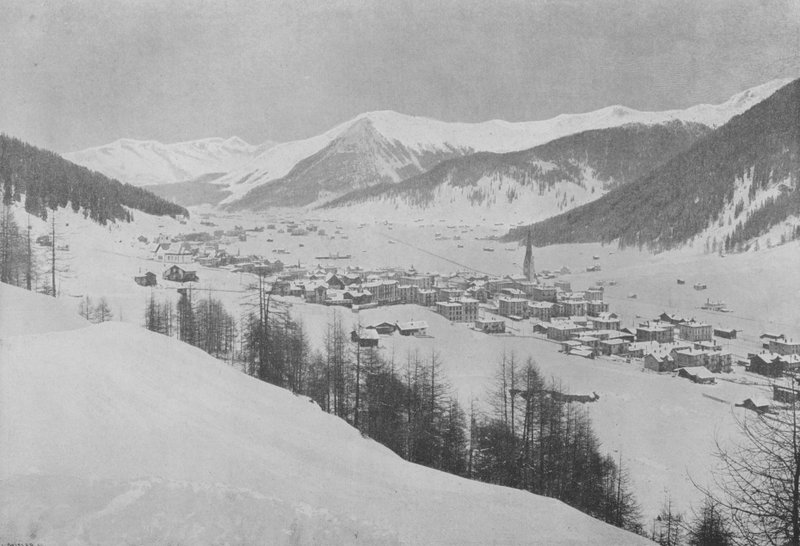 Davos-Platz y el Seehorn de Swiss Photographer