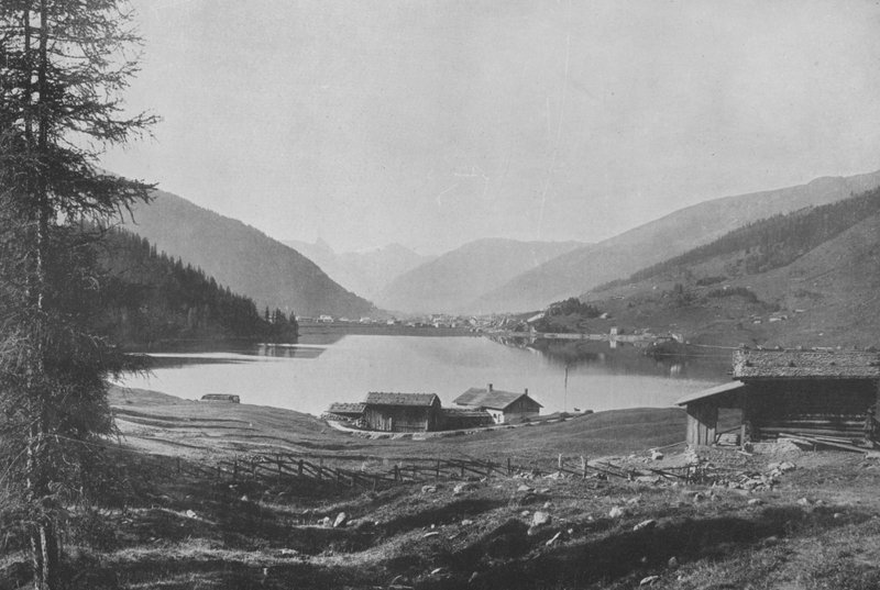 Lago de Davos (foto en b/n) de Swiss Photographer