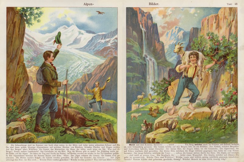 Escenas alpinas de Swiss School