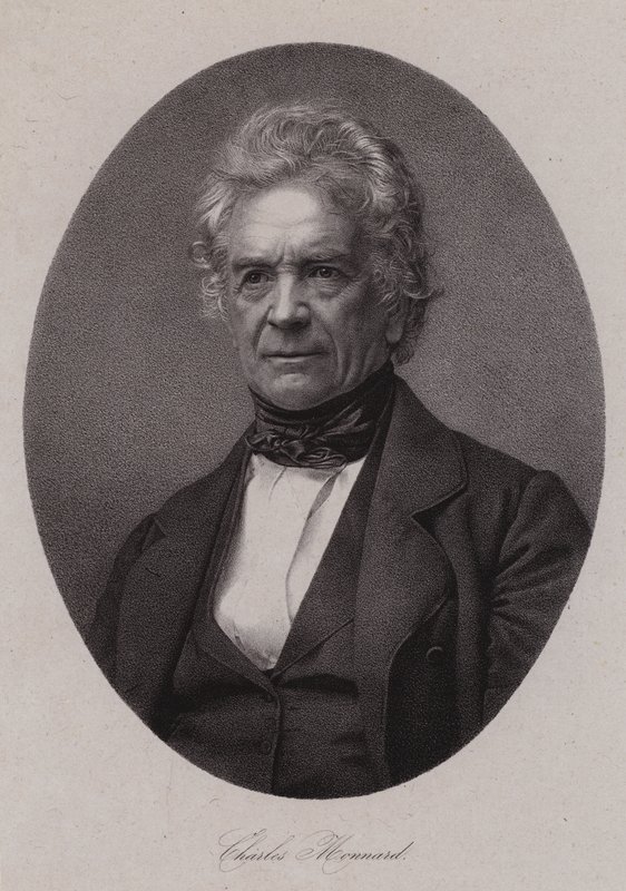 Charles Monnard, historiador suizo (grabado) de Swiss School