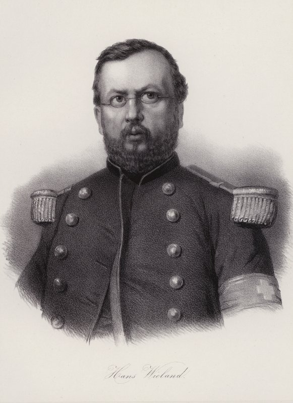 Hans Wieland, soldado suizo (grabado) de Swiss School