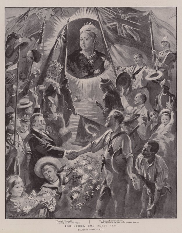 ¡La Reina, Dios la bendiga! de Sydney Prior Hall
