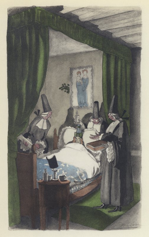 Ilustración para Cándido de Voltaire de Sylvain Sauvage