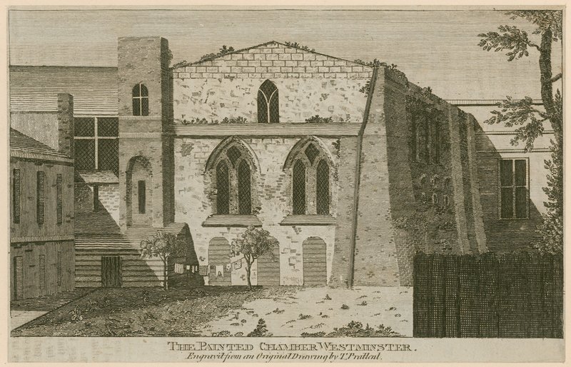 La Cámara Pintada, Palacio de Westminster, Londres de T. Prattent
