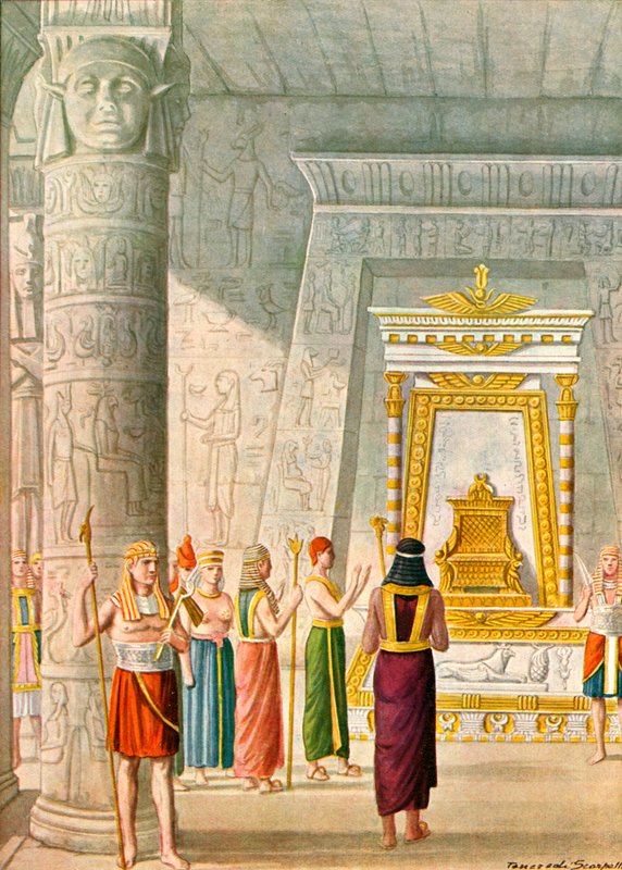 Egipto - Guardianes del templo de Tancredi Scarpelli