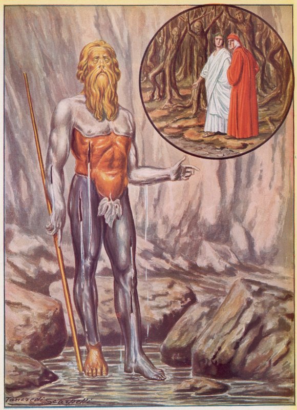 Ilustración para la Divina Comedia de Dante de Tancredi Scarpelli