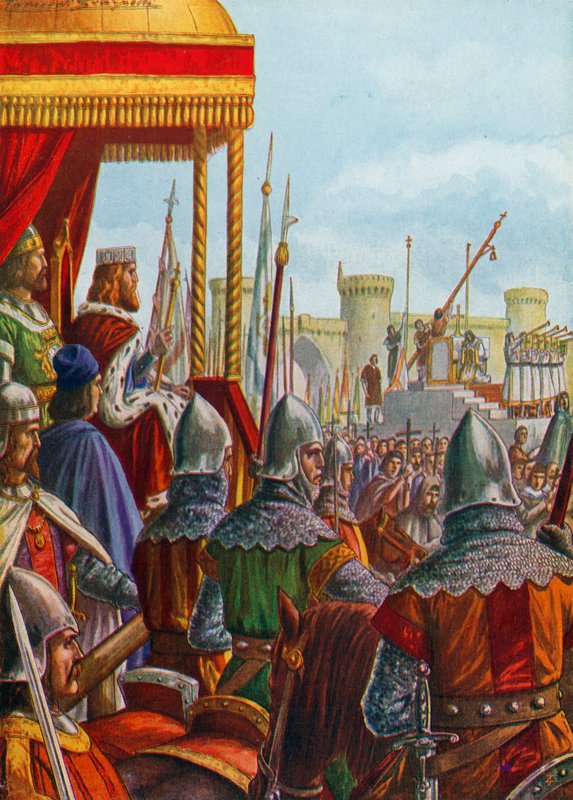 Milán se rinde a Federico Barbarroja, 1162 de Tancredi Scarpelli