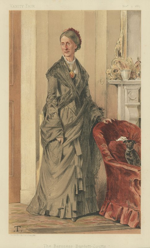 La Baronesa Burdett-Coutts de Theobald Chartran