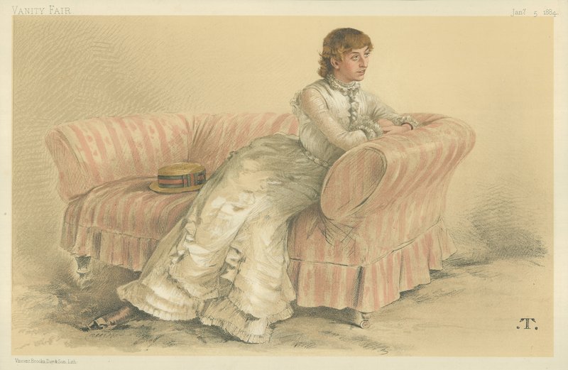 La dama Florence Dixie de Theobald Chartran