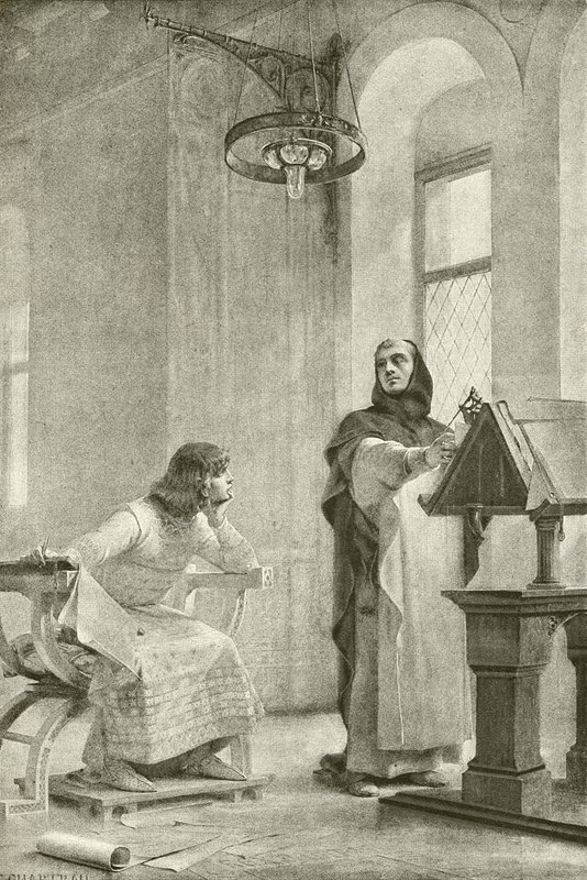 La educación de Luis IX de Theobald Chartran