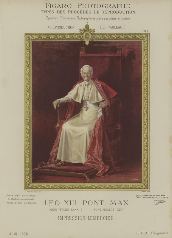 Papa León XIII de Theobald after Chartran
