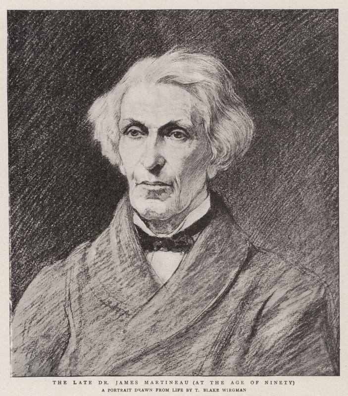 El difunto Dr. James Martineau, a la edad de noventa años de Theodore Blake Wirgman