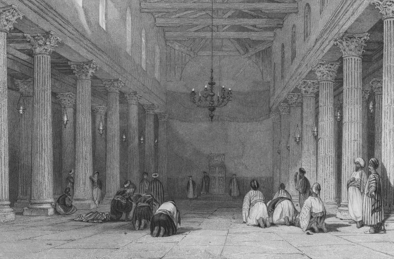 Capilla en Belén de Thomas Allom