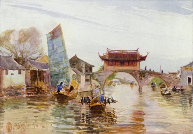 En Wong-Dong, pesca con cormoranes de Thomas Hodgson Liddell