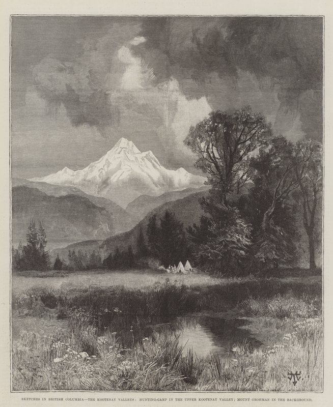 Bocetos en Columbia Británica de Thomas Moran